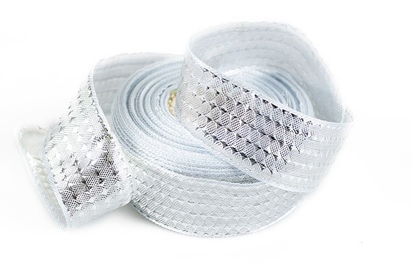 Подарочная лента Стрела с метанитом арт.с3688Г17 шир.40мм цв.01 серебро уп.25м Подарочная лента Стрела с метанитом арт.с3688Г17 шир.40мм цв.01 серебро уп.25м